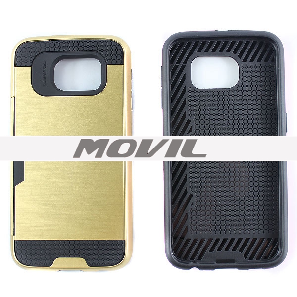 NP-2396 2 en 1 tpu    pc funda  para Samsung Galaxy S6-7